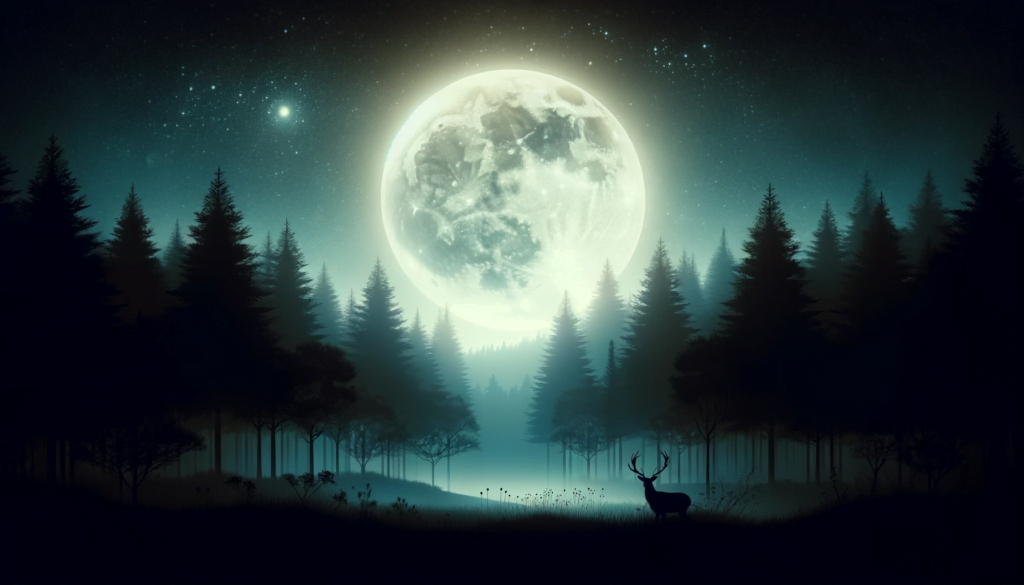 How the Moon Influences Deer Behavior