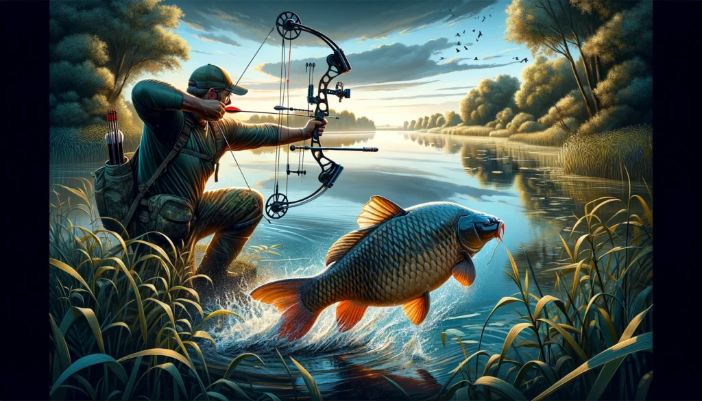Bowfishing for Prairie Carp