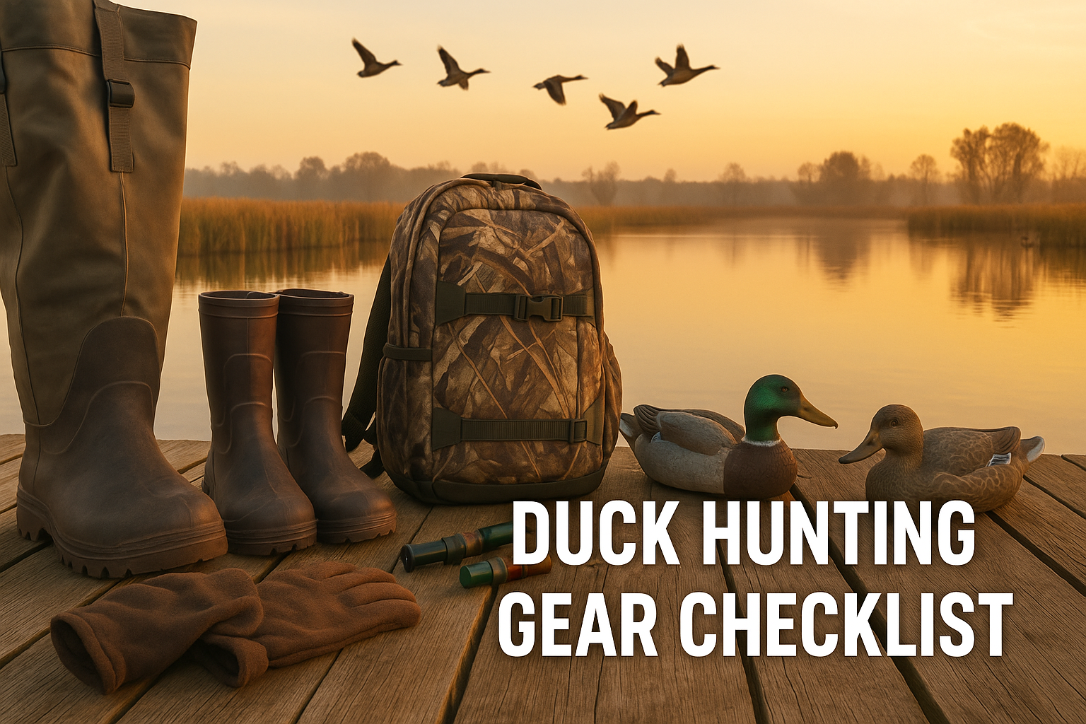 Duck Hunting Gear Checklist