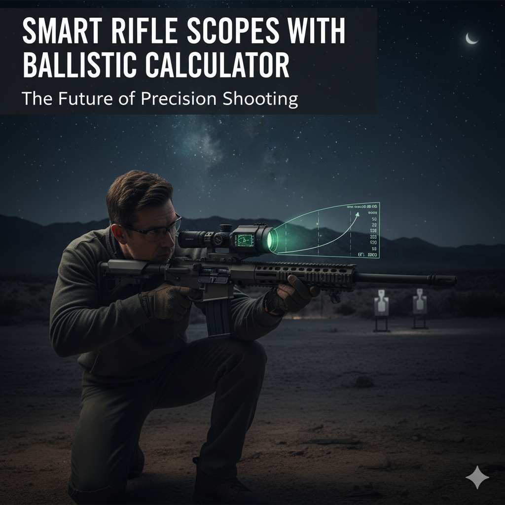 Smart Rifle Scopes with Ballistic Calculator