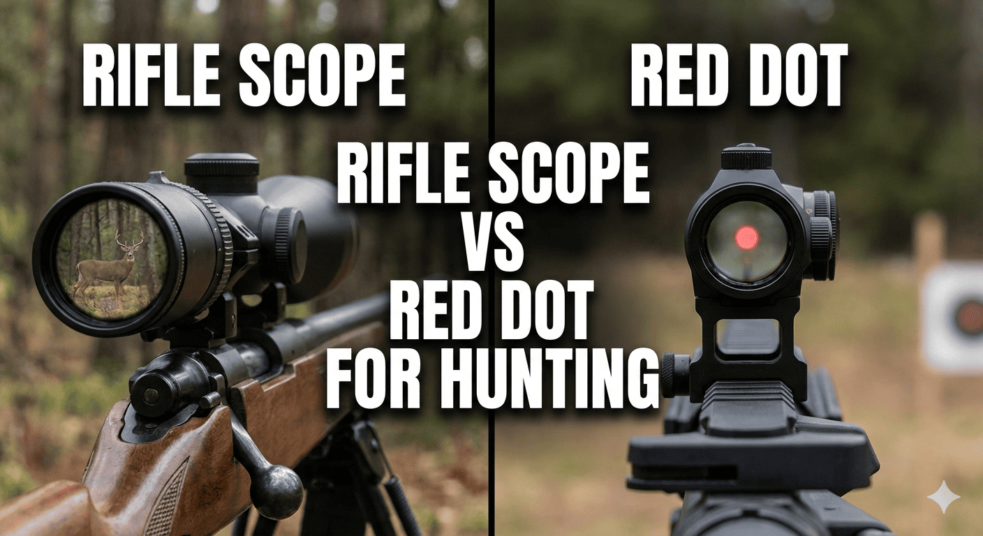 Rifle Scope vs Red Dot for Hunting: Which Optic Is Right for You?
