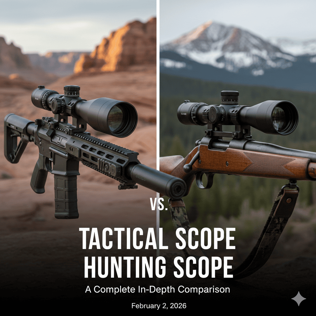 Tactical Scope vs Hunting Scope: A Complete In-Depth Comparison